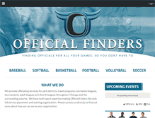 Tablet Screenshot of officialfinders.com